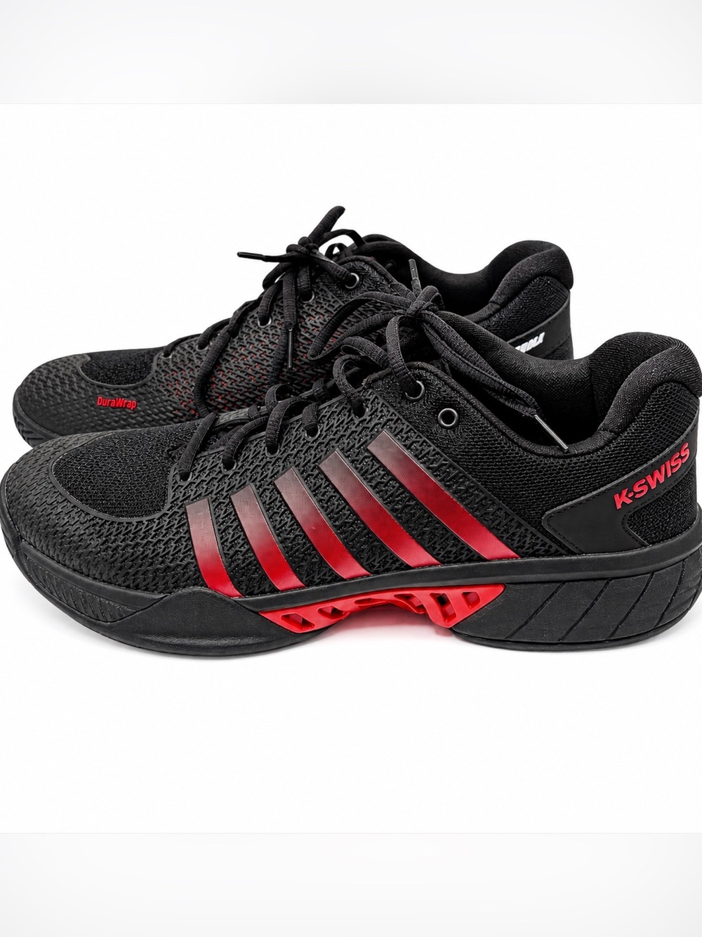 K-Swiss Express Light Pickleball Shoes – Men’s 12 – Black/Red